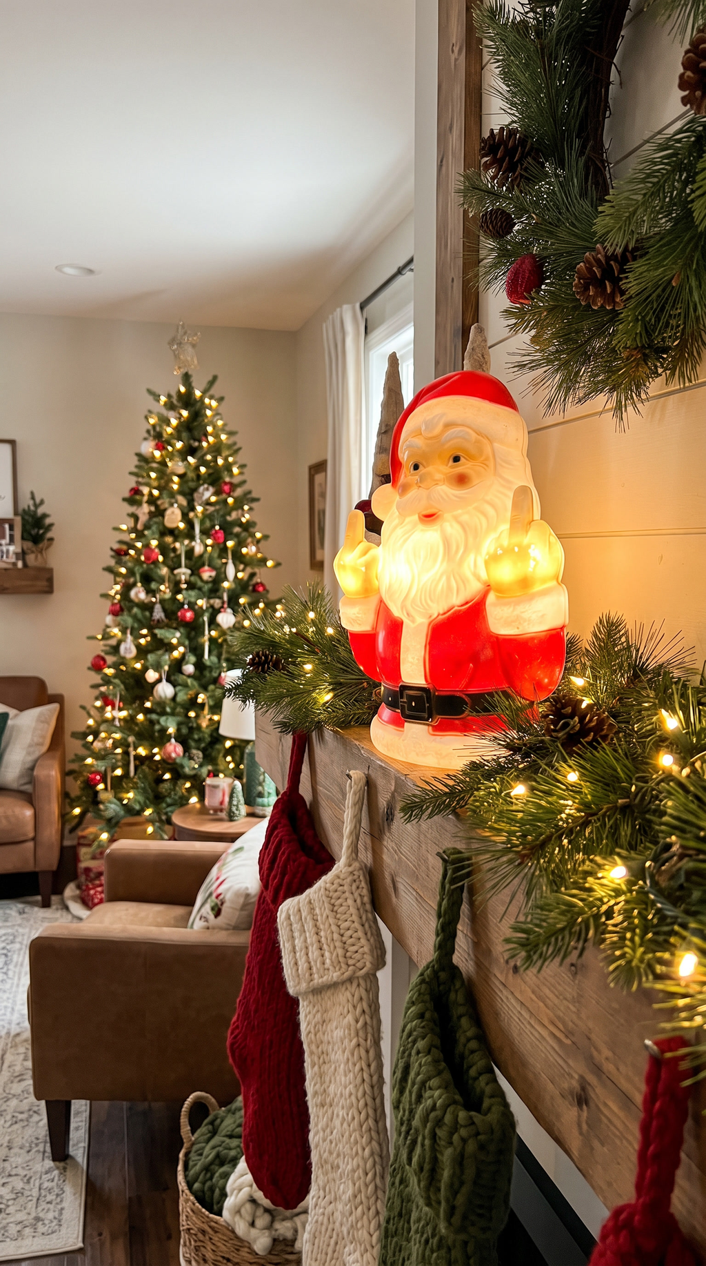 JollyBird Light-Up Holiday Decoration
